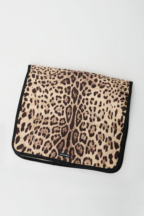 Dolce & Gabbana Nylon Printed Diaper Bag