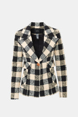 Smythe Tweed Checked Blazer