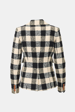 Smythe Tweed Checked Blazer