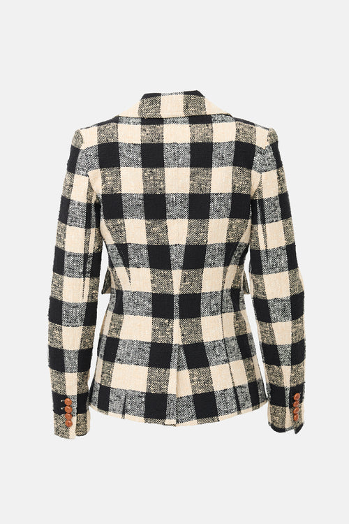 Smythe Tweed Checked Blazer