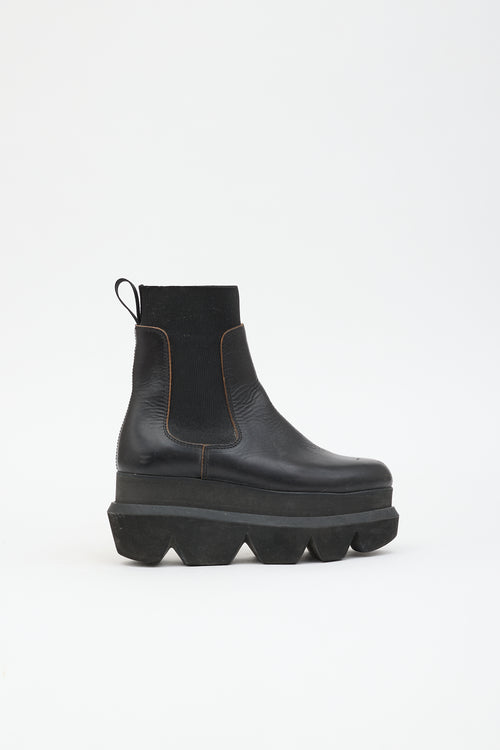 Sacai Leather Chelsea Boot