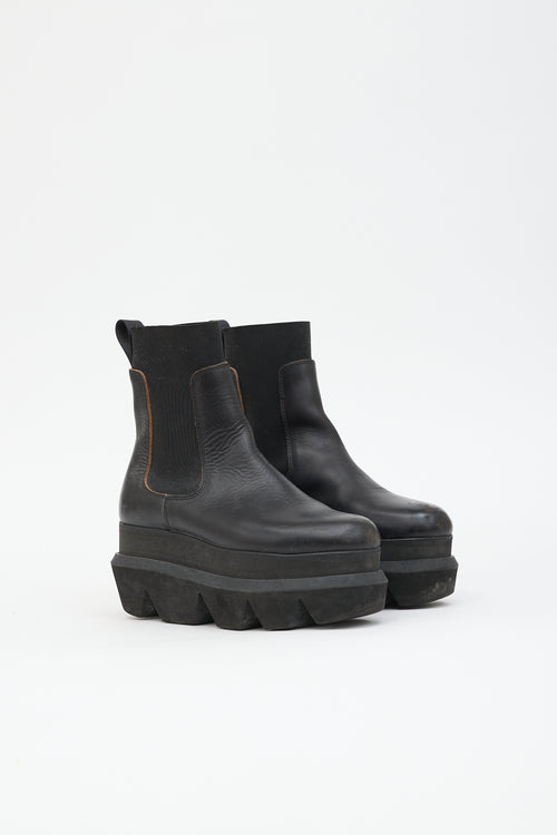 Sacai Leather Chelsea Boot