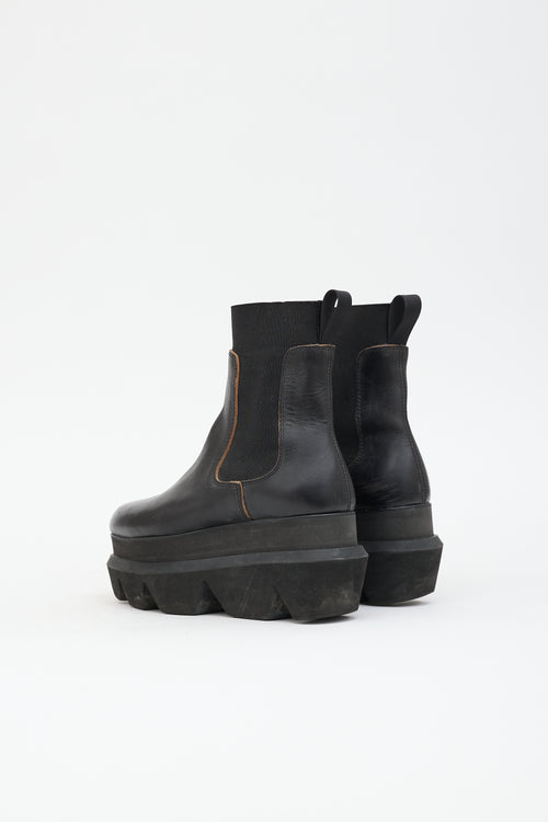 Sacai Leather Chelsea Boot