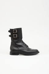 Celine Leather Combat Boot