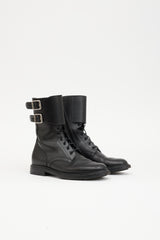 Celine Leather Combat Boot
