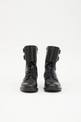 Celine Leather Combat Boot