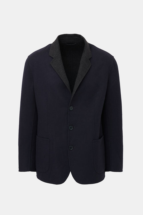 Zegna Cashmere Three Button Blazer