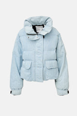 Agolde Denim Puffer Jacket