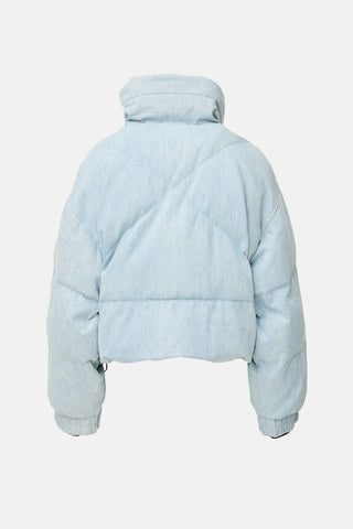 Agolde Denim Puffer Jacket