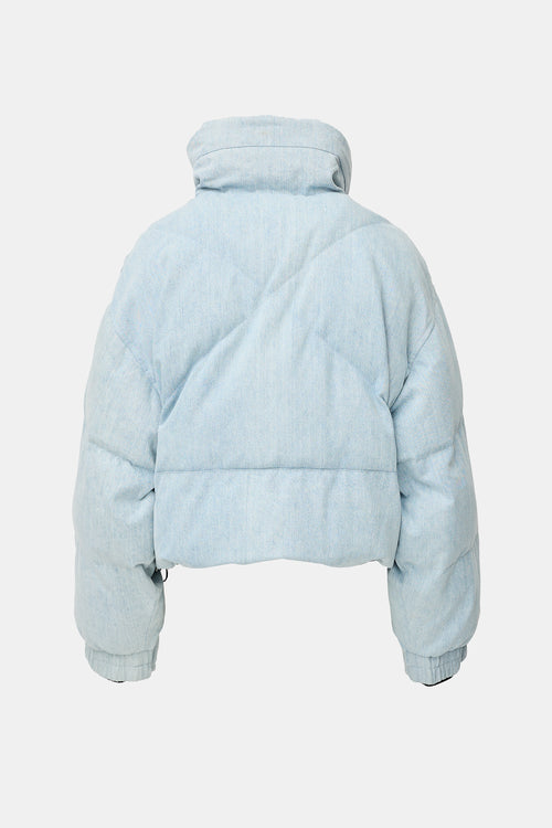 Agolde Denim Puffer Jacket