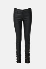Ann Demeulemeester Leather Slim Leg Pant
