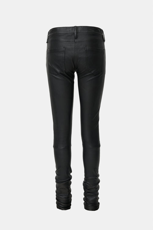 Ann Demeulemeester Leather Slim Leg Pant
