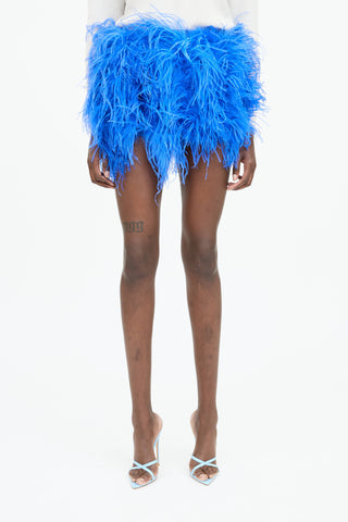 Twenty Fall Mini Feather Skirt