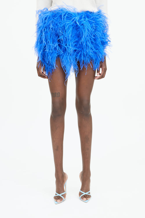 Twenty Fall Mini Feather Skirt