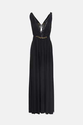 Vivienne Tam Macrame Maxi Dress
