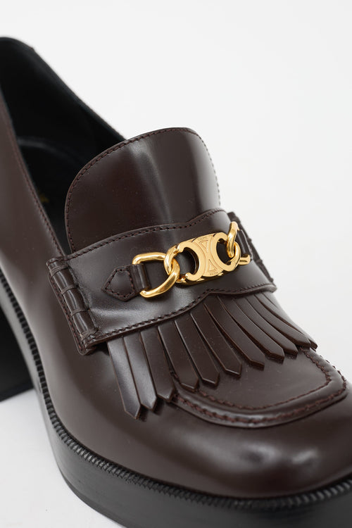 Leather Tess Loafer Heel