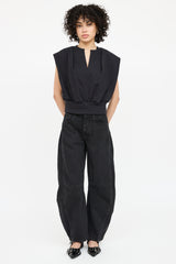 3.1 Phillip Lim Pleated V-Neck Sweatshirt