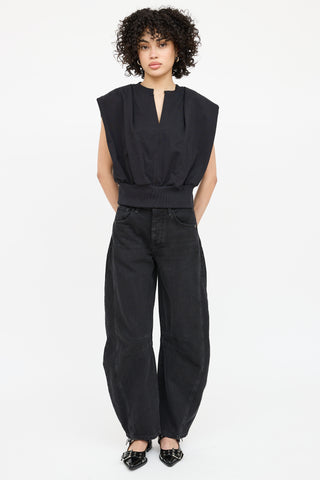 3.1 Phillip Lim Pleated V-Neck Sweatshirt