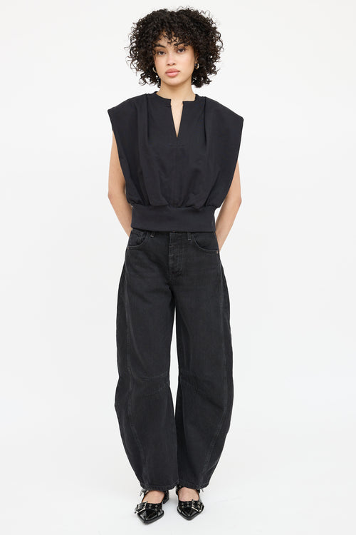 3.1 Phillip Lim Pleated V-Neck Sweatshirt