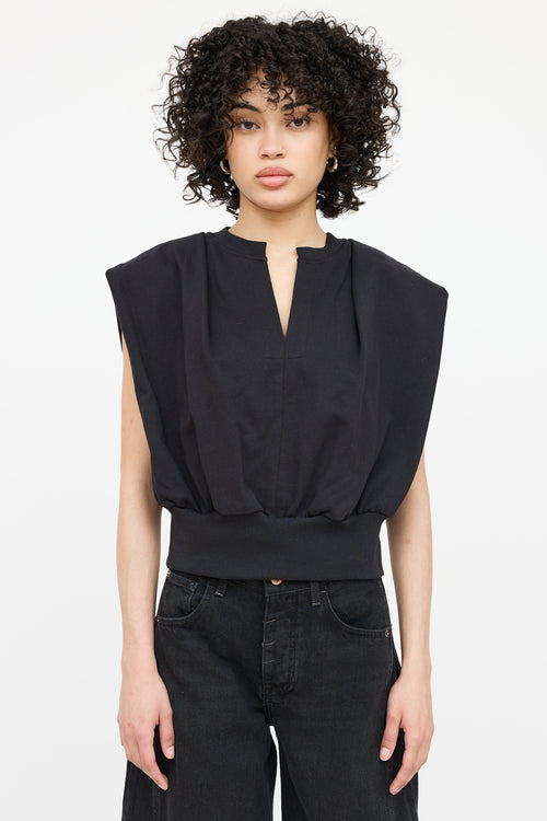 3.1 Phillip Lim Pleated V-Neck Sweatshirt