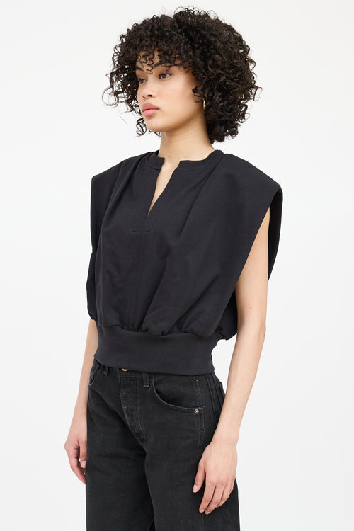 3.1 Phillip Lim Pleated V-Neck Sweatshirt