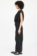 3.1 Phillip Lim Pleated V-Neck Sweatshirt