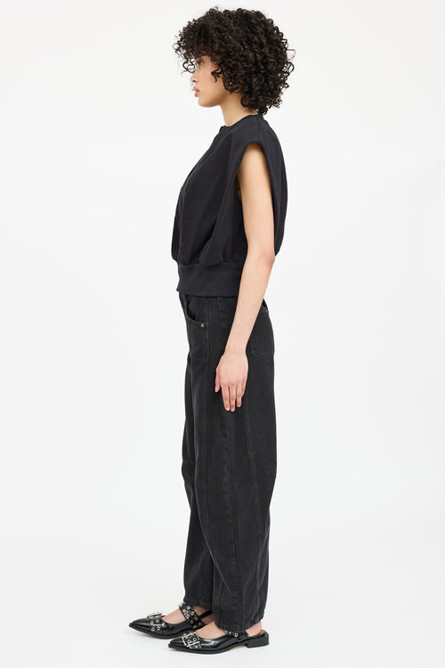 3.1 Phillip Lim Pleated V-Neck Sweatshirt