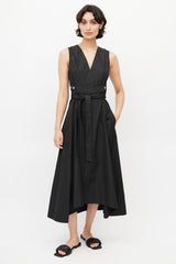 3.1 Phillip Lim // Black Belted V-Neck Dress – VSP Consignment