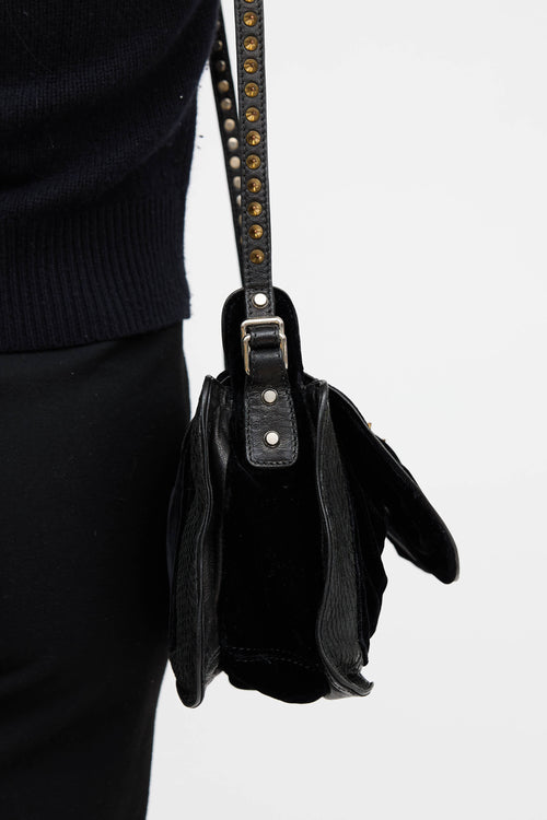 3.1 Phillip Lim Embossed Velvet Bow Bag