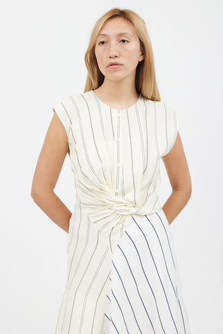 3.1 Phillip Lim Cream & Navy Stripe Dress