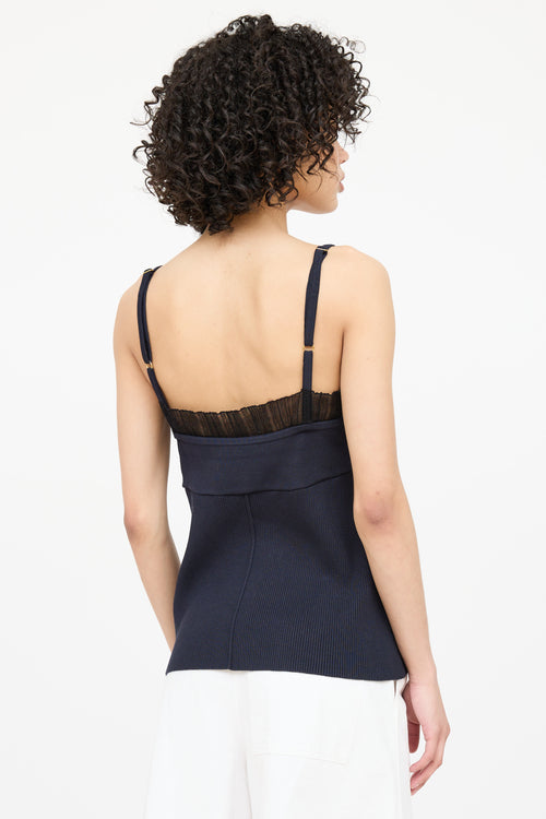 3.1 Phillip Lim Knit Ribbed Button Tank