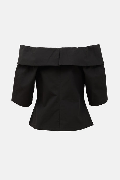 3.1 Phillip Lim Off Shoulder Zip Blouse