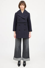 3.1 Phillip Lim Wool Braided Double Breasted Jacket
