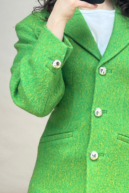 Green Speckled Blazer
