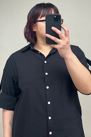 Black Shirt Dress