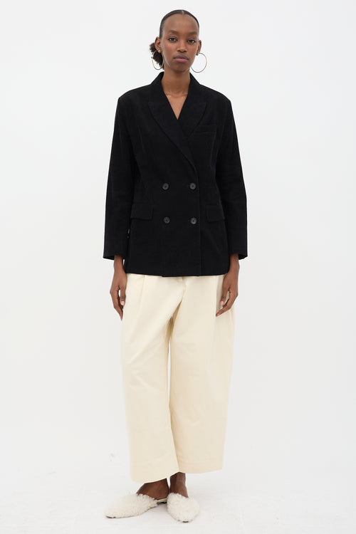 6397 Corduroy Double Breasted Blazer