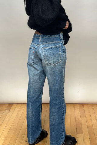 Vintage Blue Medium Wash Denim Jean