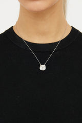 Fine Jewelry 18K White Gold & Diamond Purse Charm Necklace