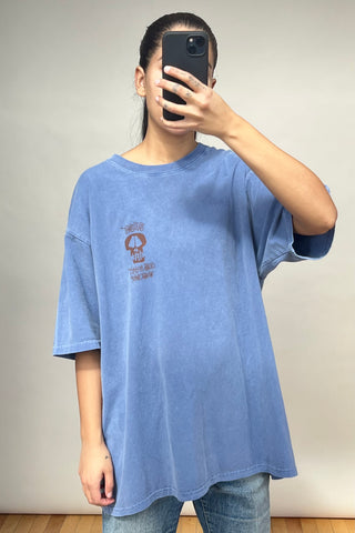 X Our Legacy Blue Graphic T-shirt