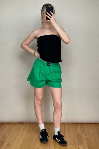 Green Logo Shorts