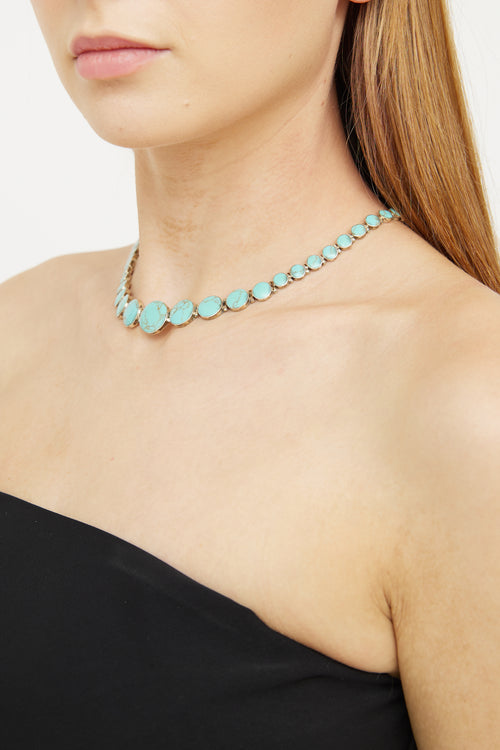 Fine Jewelry 927 Graduated Turquoise Necklace