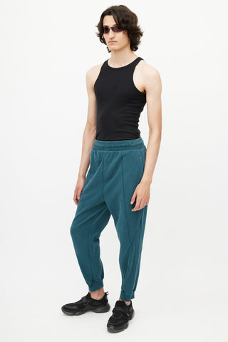 A-Cold-Wall* Green Panelled Sweatpant