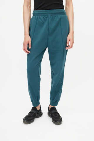 A-Cold-Wall* Green Panelled Sweatpant