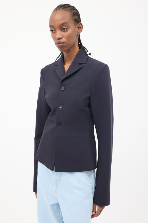 A Personal Uniform Black Thumb Hole Blazer