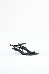 Alexander Wang Crystal Logo Sandal