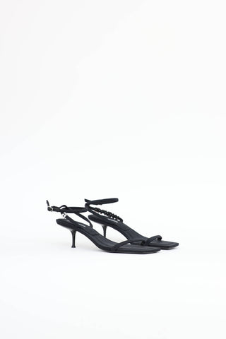 Alexander Wang Crystal Logo Sandal