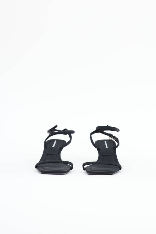 Alexander Wang Crystal Logo Sandal