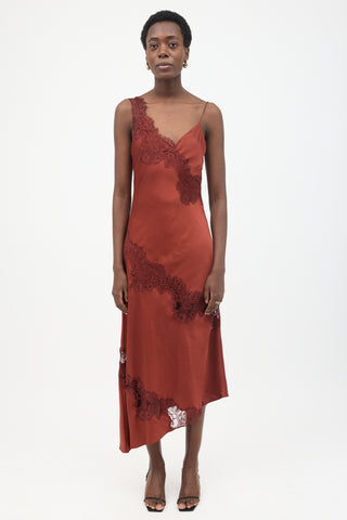 A.L.C. Satin & Lace Stella Slip Dress