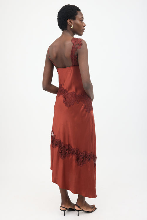 A.L.C. Satin & Lace Stella Slip Dress