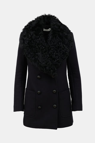 A.L.C. Shearling & Wool Wilson Coat